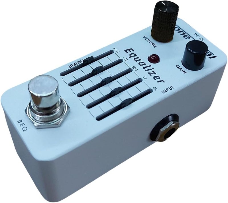 Tone weal سلسلة MINI Pedal – BEQ تعزز نغمة الجيتار البيس مع تعويض ترددي محسّن، مفتاح كسب، وتحكم في مستوى الصوت الرئيسي. مصممة ومصنوعة في تايوان. - Image 1